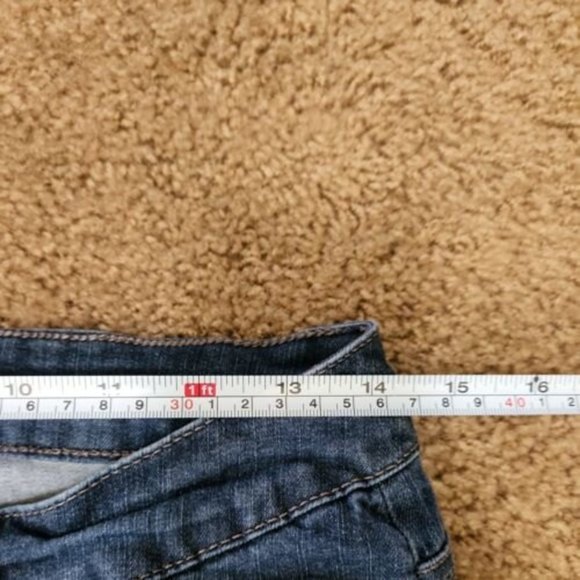 Lee Slender Secret Lower On The Waist Bootcut Jeans Womens 10 Short studded - Picture 5 of 9